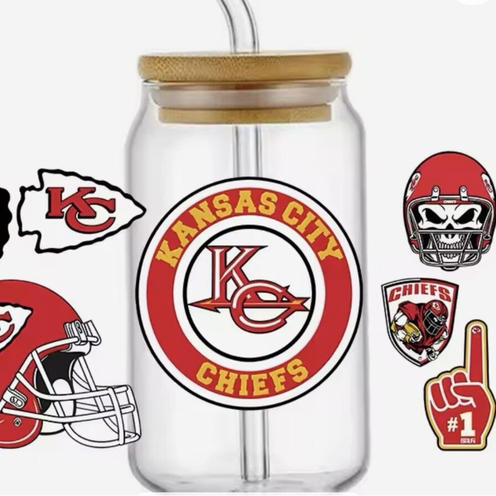 🆕 Ready to Use 16oz UV DTF Cup Wrap Featuring Kansas City